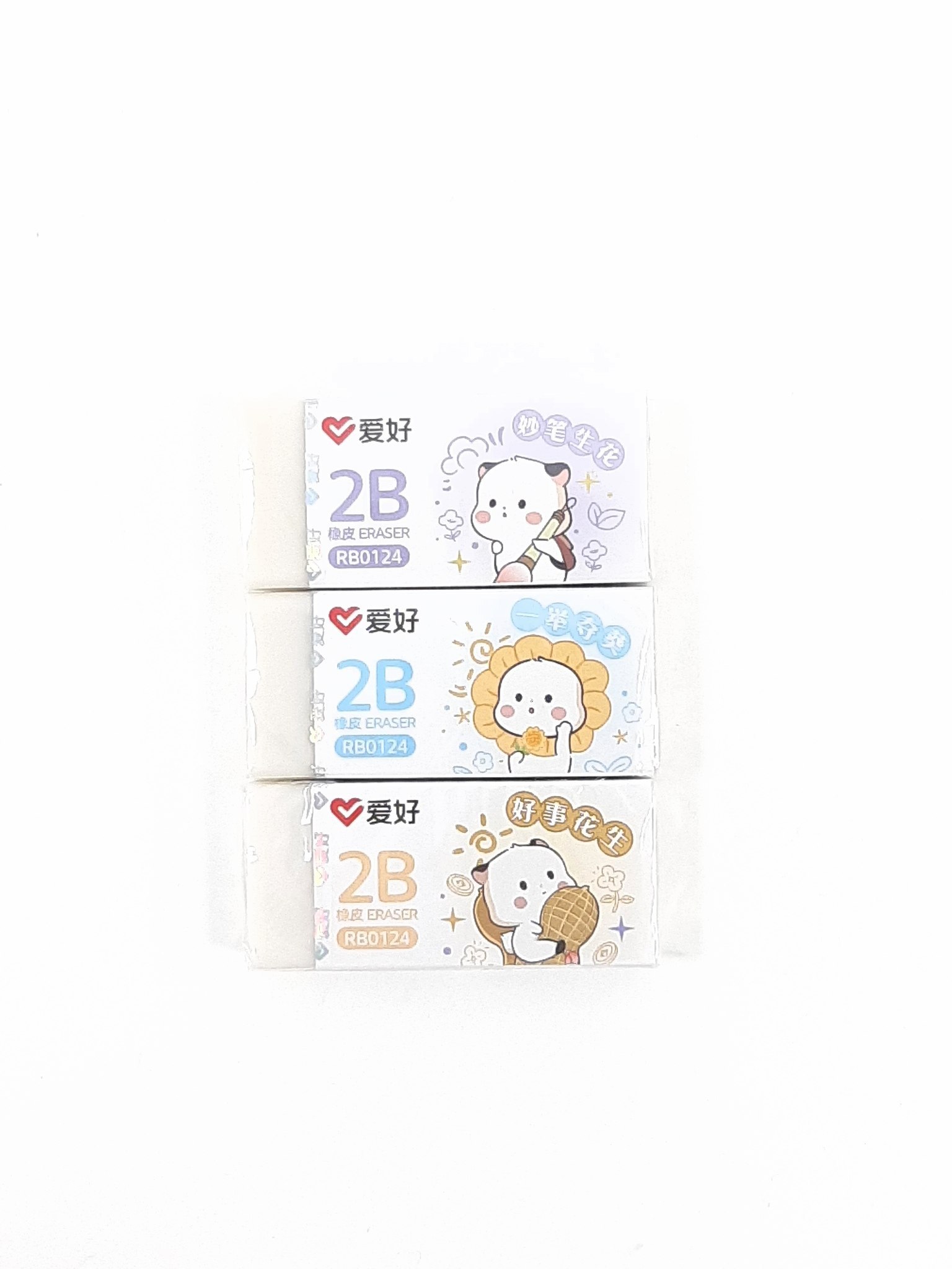 Стирательная резинка Aihao 2В Santuan Lucky
