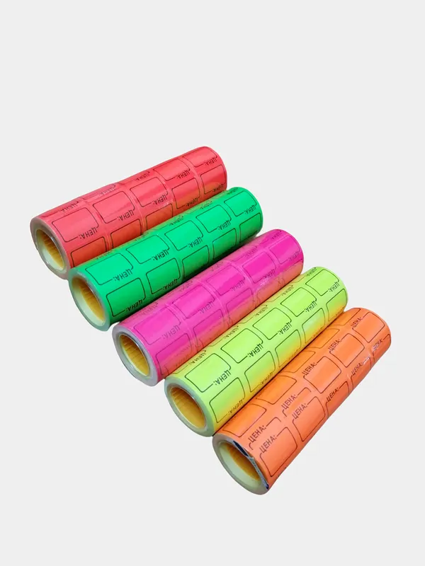 Ценники цветные 3*2 см
