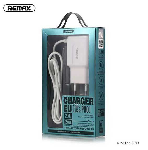 Зарядка REMAX Lightning Charger (EU) RP-U22 PRO