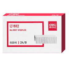 Скобы для канц.степлера 24/8  500 шт. Deli 