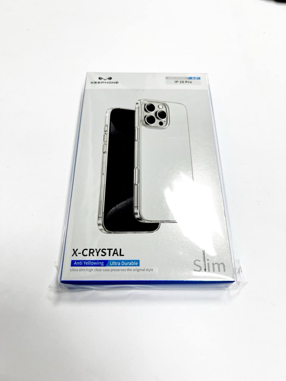 Прозрачный чехол X-Cystal IP 16 Pro