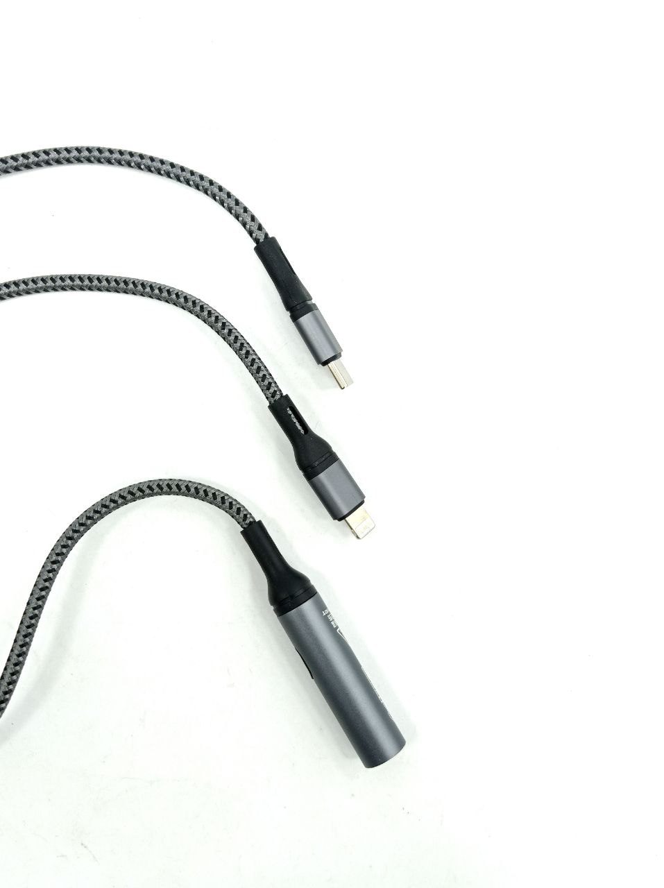 Шнур 3 в 1 Type-C, iPhone, Micro + прикуриватель