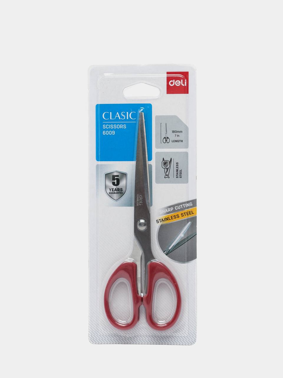 Канцелярские ножницы 180 mm Deli 