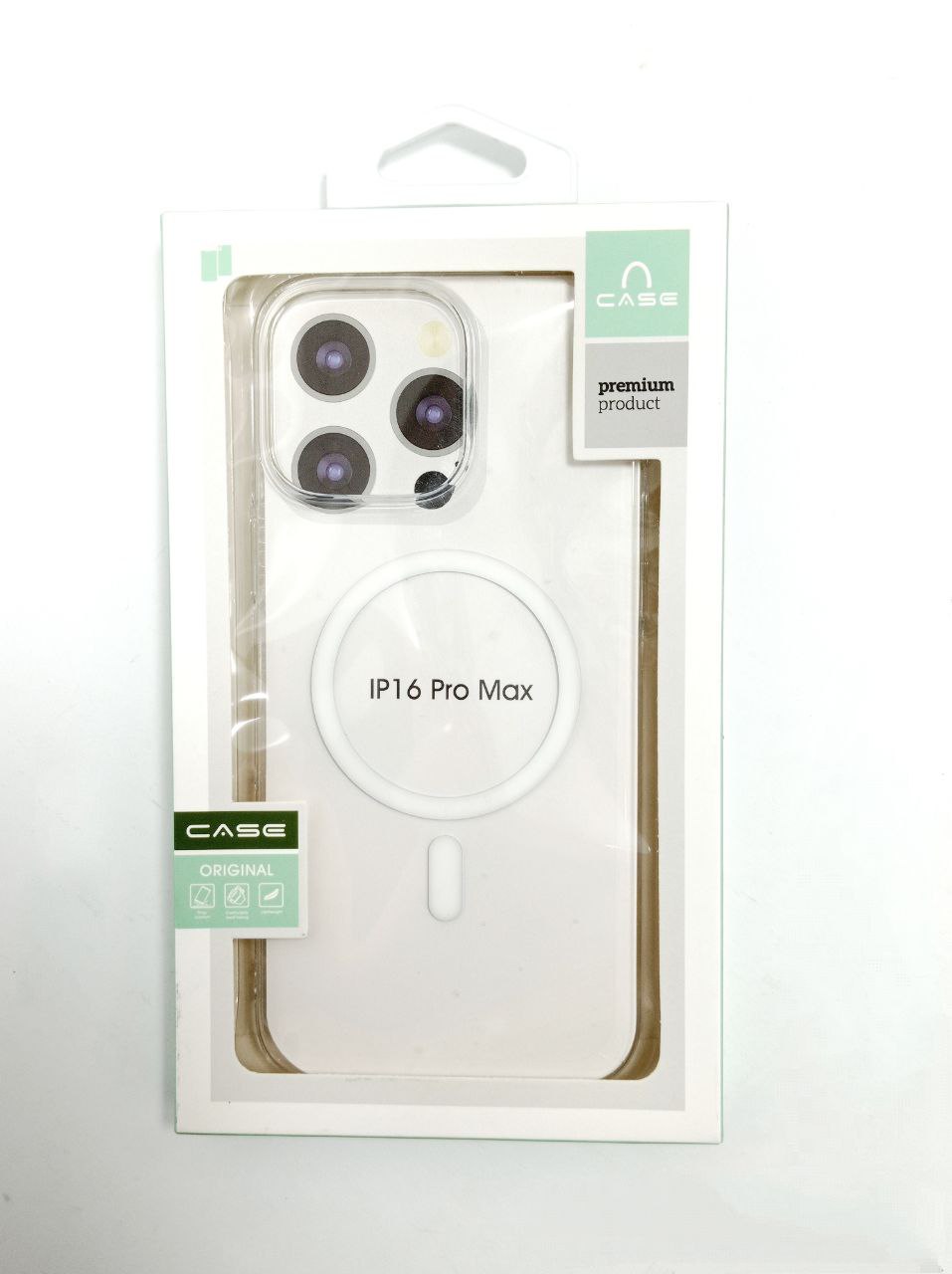 Прозрачный чехол CASE MagSafe IP 16 pro Max