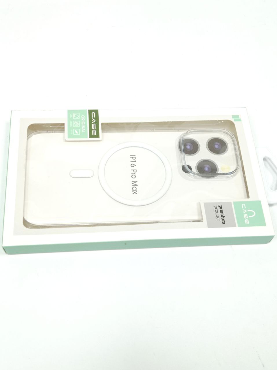 Прозрачный чехол CASE MagSafe IP 16 pro Max