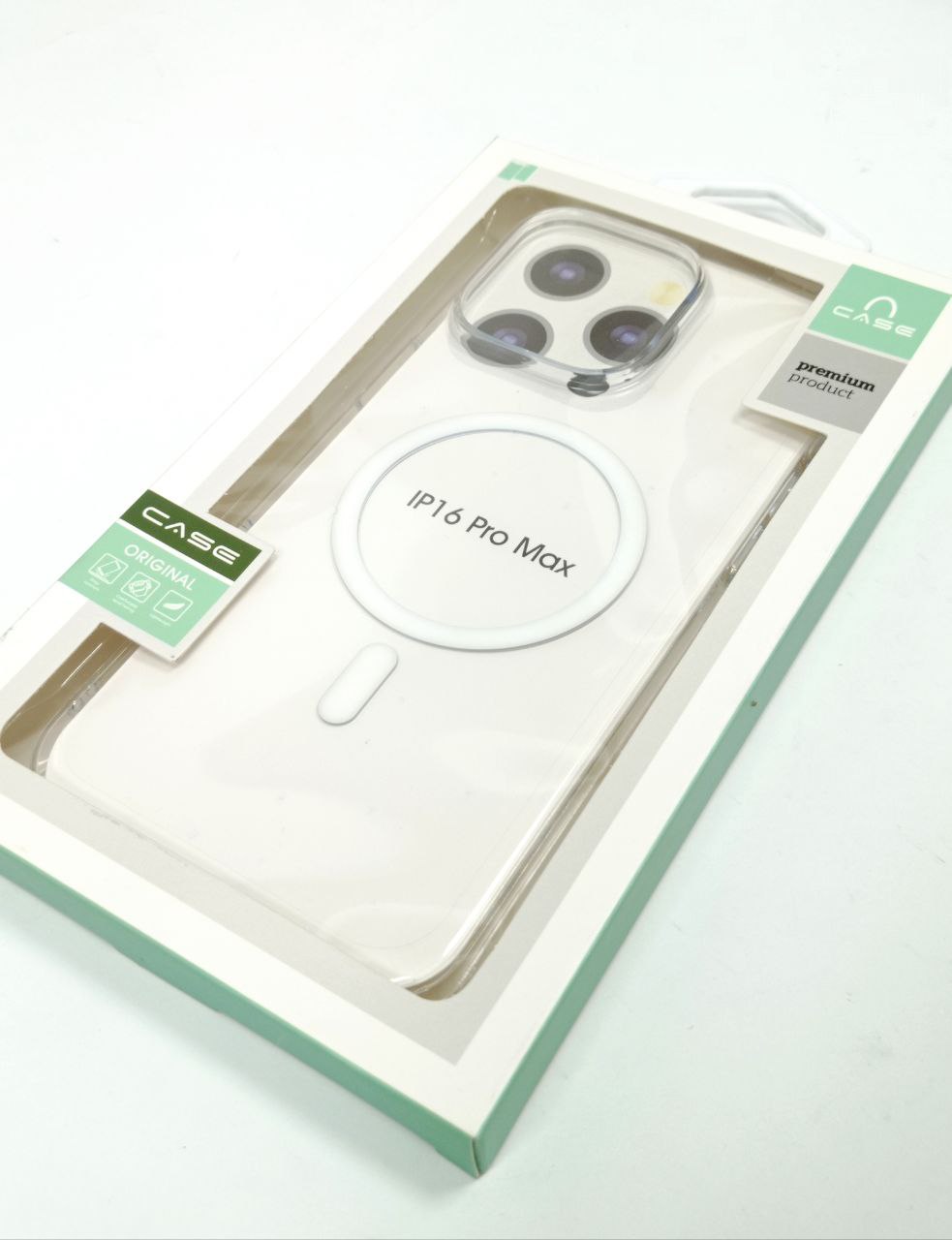 Прозрачный чехол CASE MagSafe IP 16 pro Max