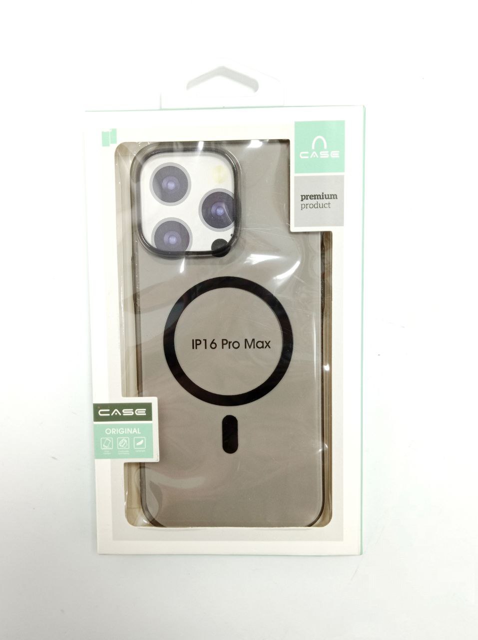 Прозрачный чехол CASE MagSafe IP 16 pro Max