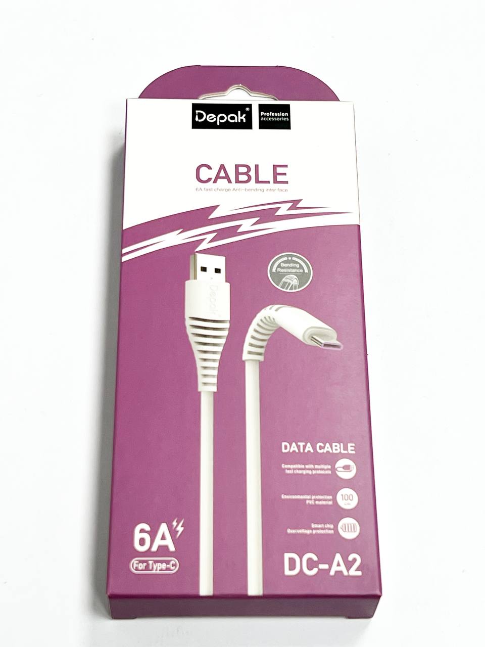 Кабель 6A DC-A2 Type-C