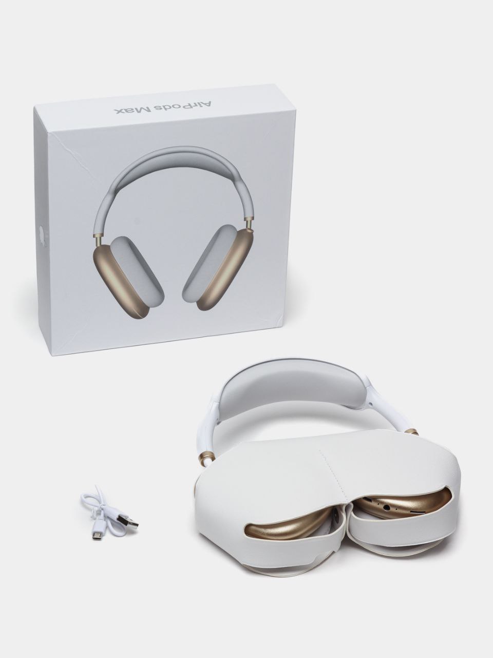 Наушники Airpods max Lux, Белые