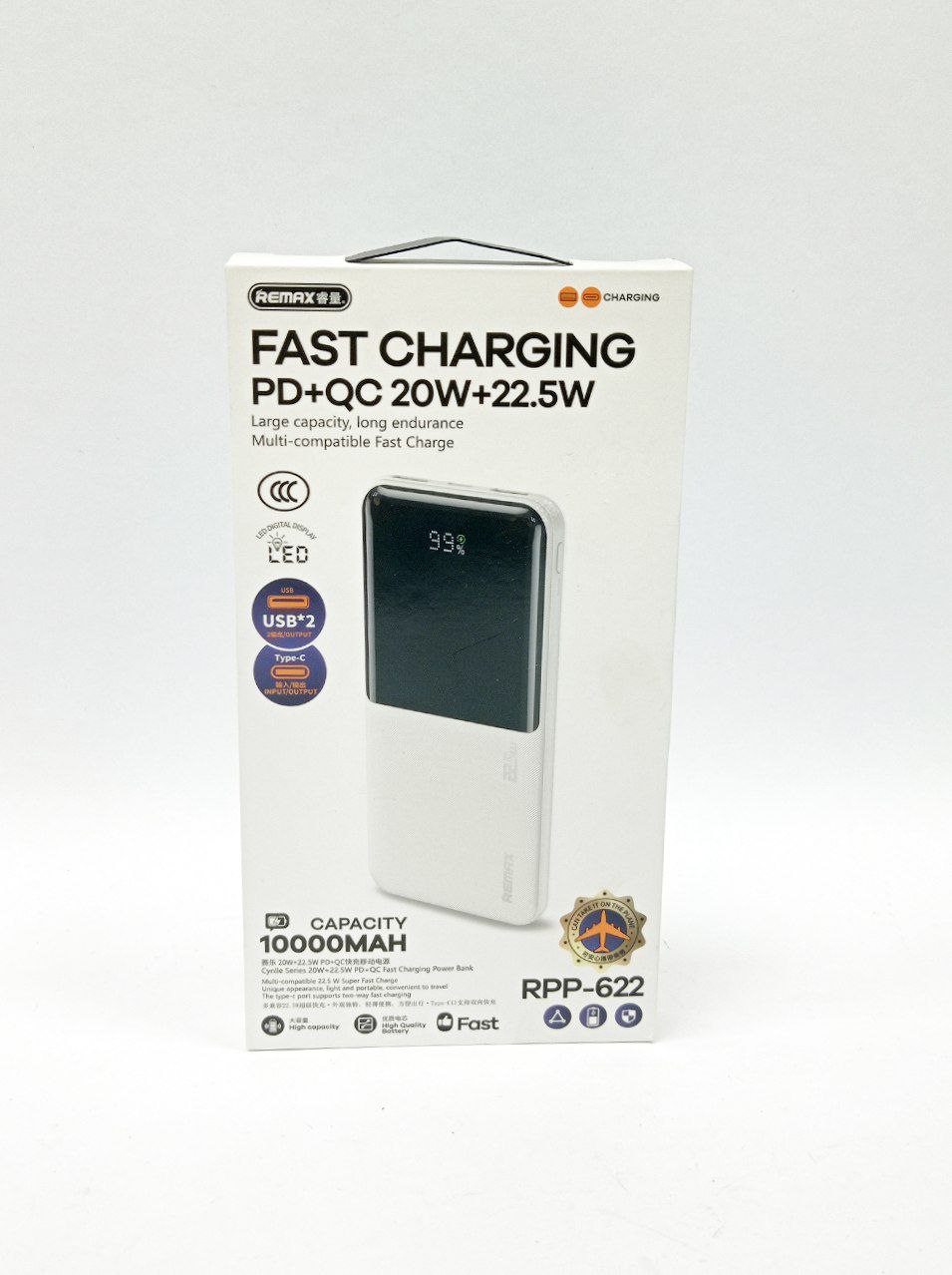   Power Bank 622-RPP 10000 Mah