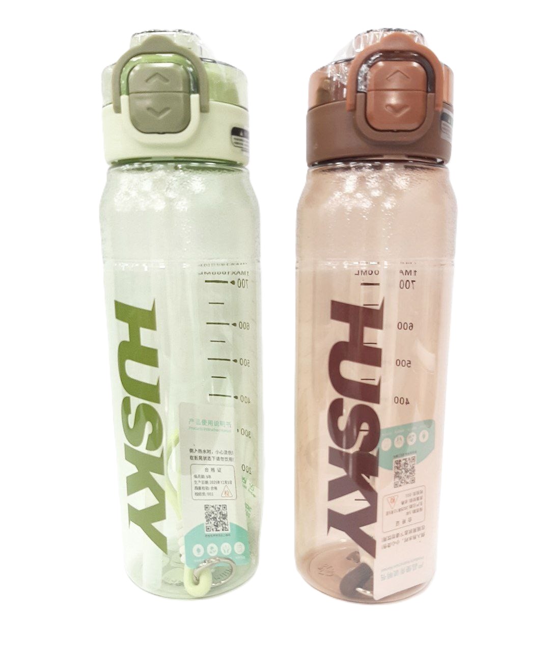 Бутылка с ручкой 1000мл HUSKY