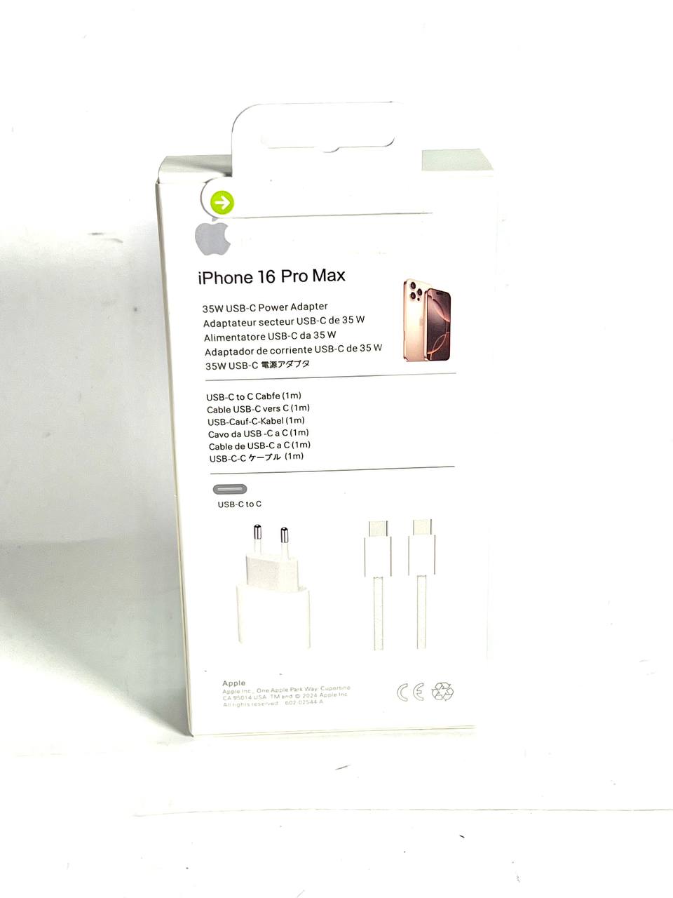 35W USB-C Power Adapter USB-C to C cable 