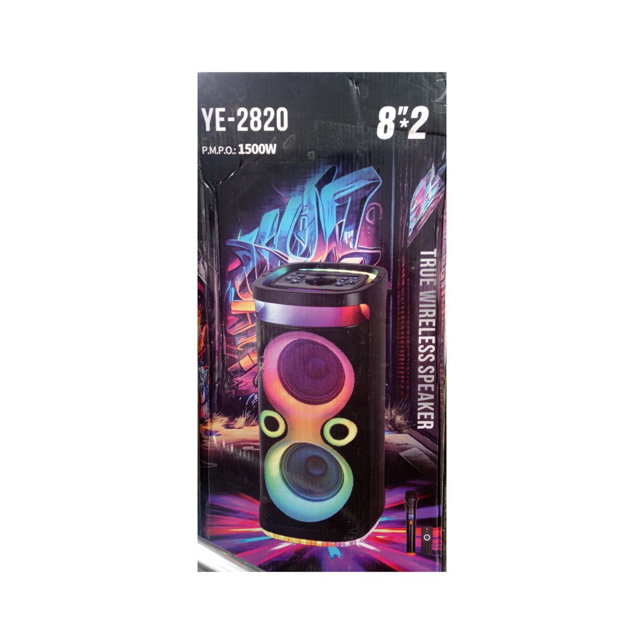Колонка YE-2820 True Wireless Speaker с микрофоном