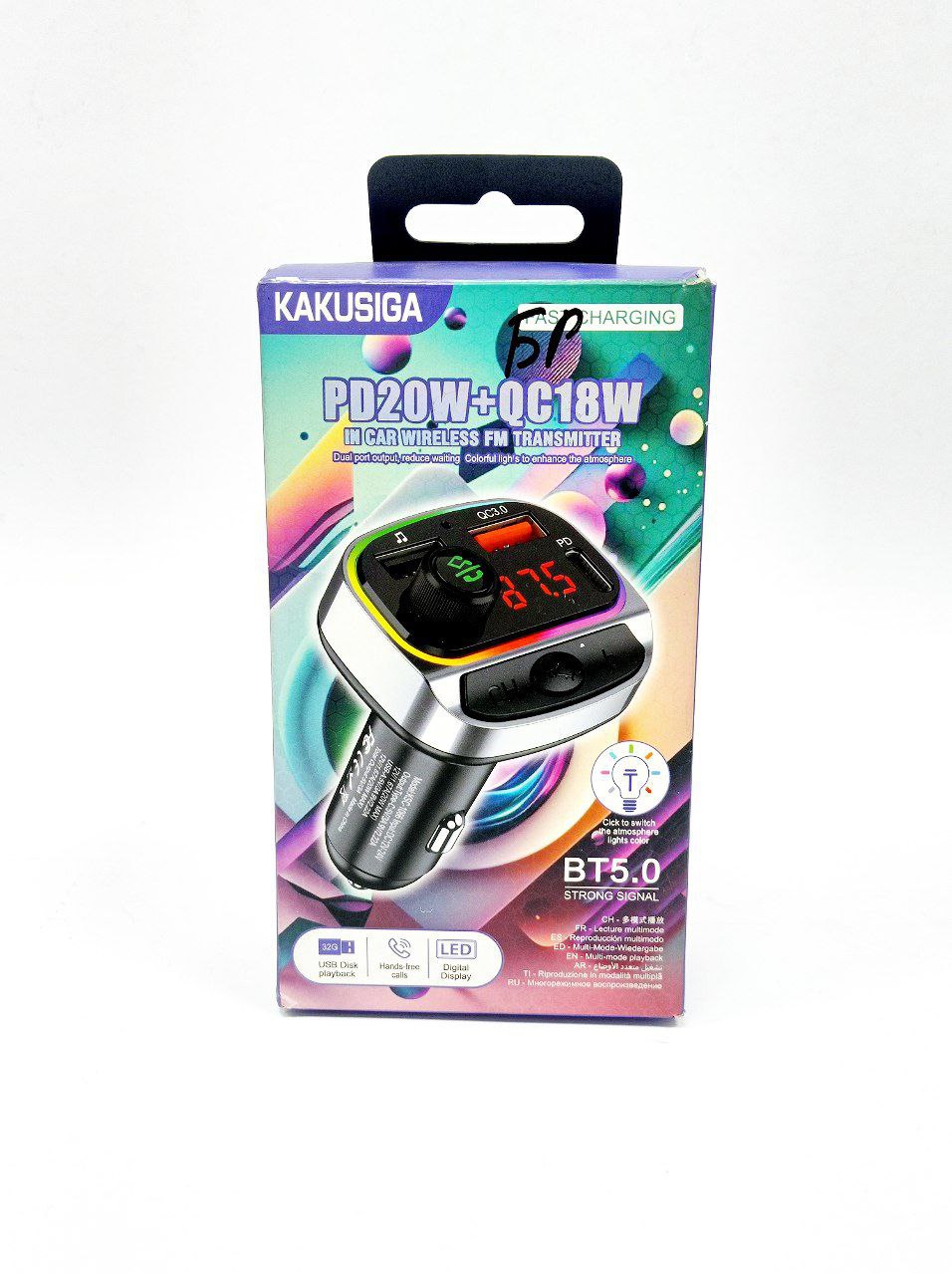 Авто модулятор Kakusiga PD20W+QC18W