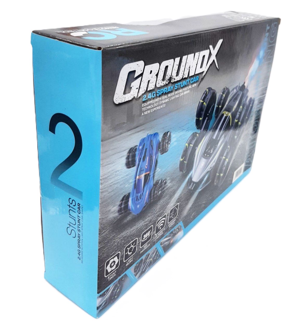 Машинка шесть колес 360 Groundx 2 Spray 6+