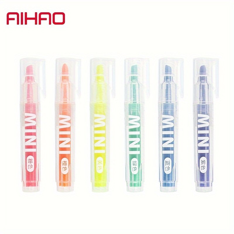 Милые текстовыделители Aihao 6 шт