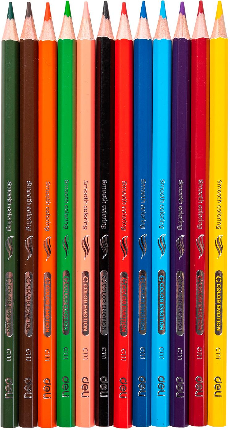 Набор цветных карандашей 12 цв. Color Emotion  Deli