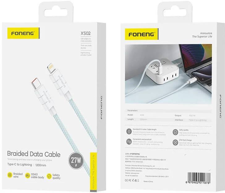 02-XS PD-IP 27W Foneng Кабель