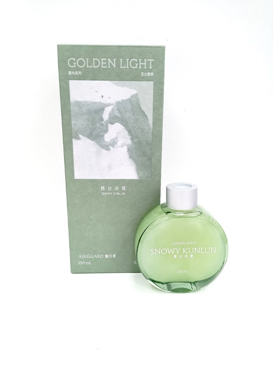 Аромадифузор Airguard 150 ml Golden Light Снежные горы ( содержит перламутровый песок )
