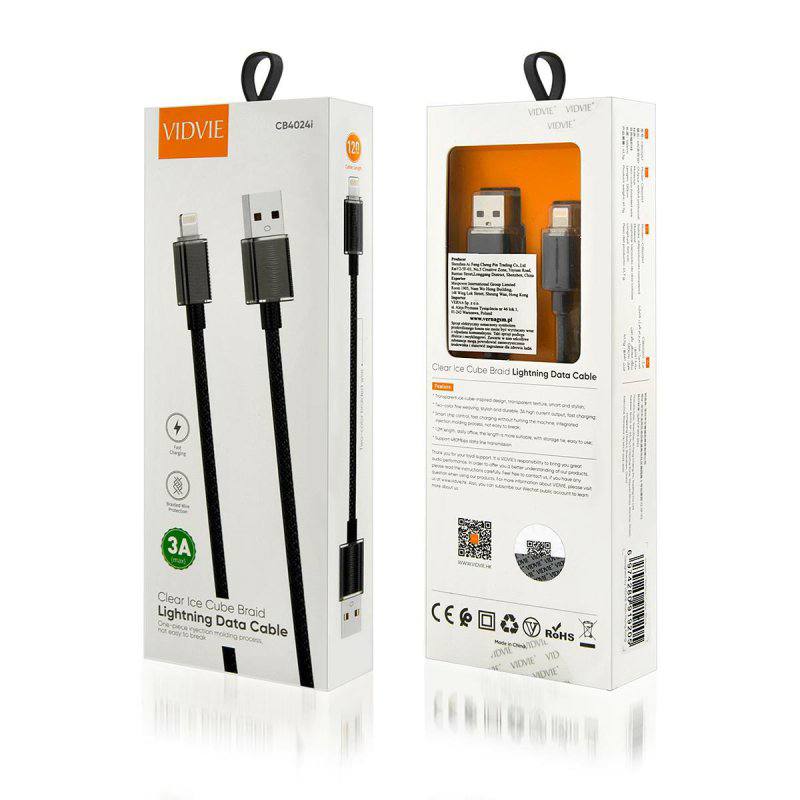 Оригинальный шнур для зарядки 4024-USB_IP VIDVIE