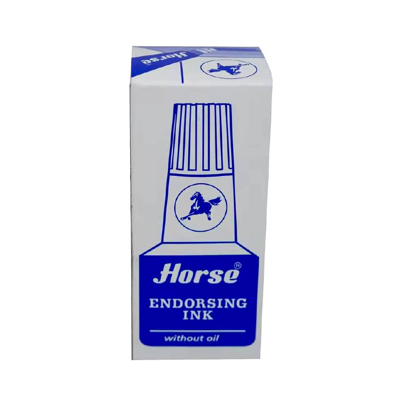 Штемпельная краска Horse  синий 