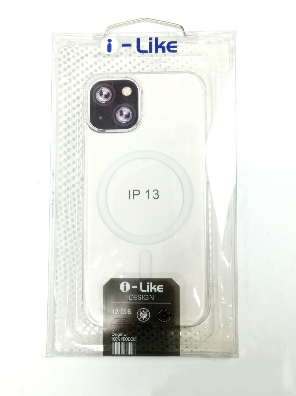 Прозрачный чехол CASE MagSafe IP 13