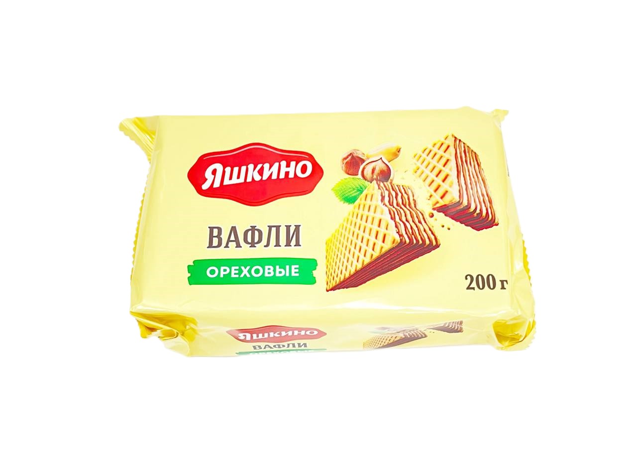 Вафли Яшкино ореховые 200 г