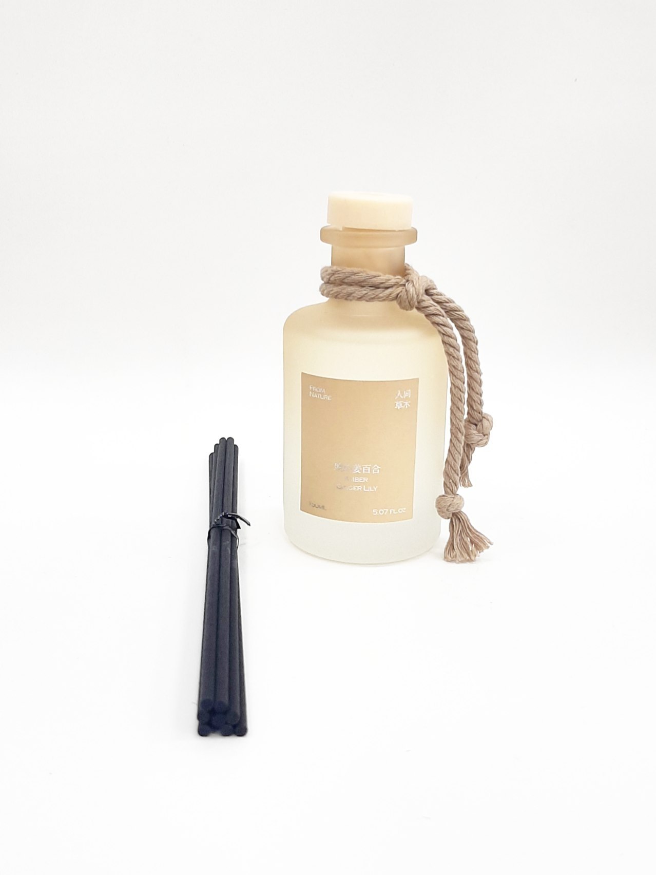 Аромадифузор Airguard 150 ml Reed Diffuser Тросниковый аромат янтарно имбирной лилии 
