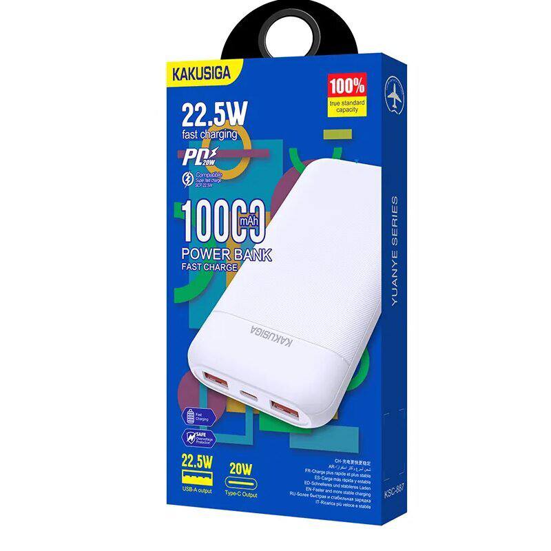 Power Bank 22.5W 10,000mAh Fast Charge 20W