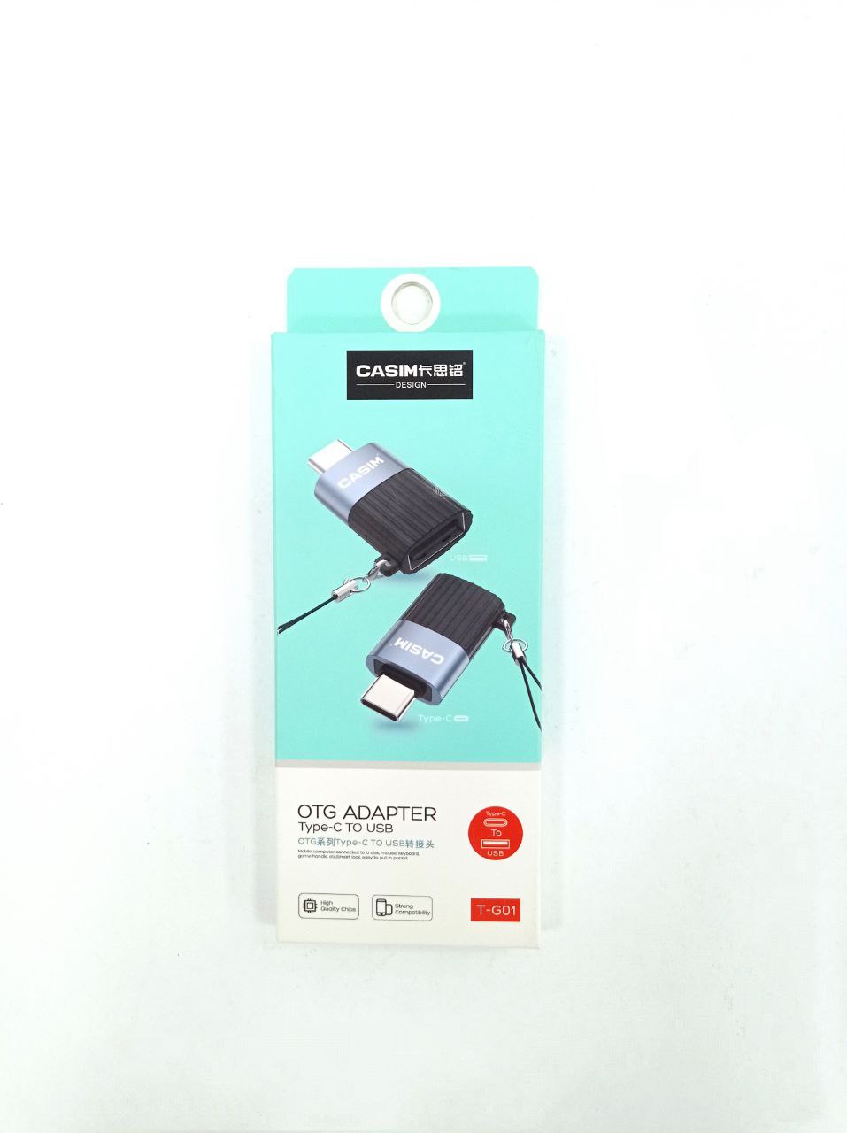 Адаптер CASIM OTG Adapter Type-C to USB T-G01