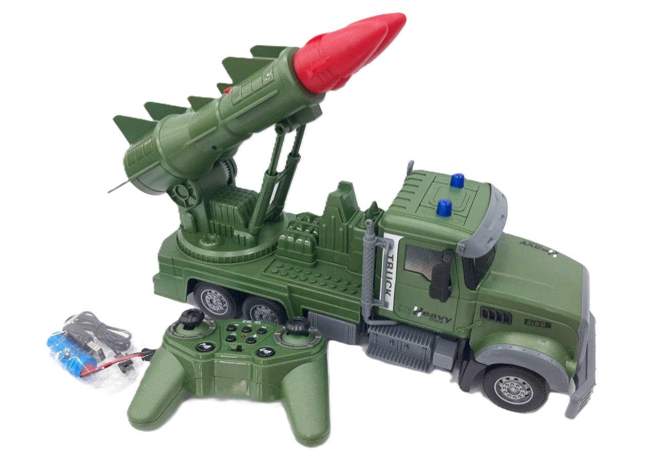 Машина на пульте военный грузовик