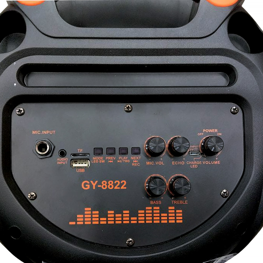 Колонка Potable Wireless Speaker P.M.P.O 6000W