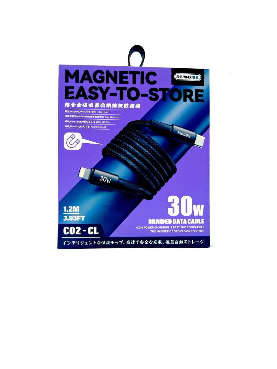 Кабель Remax Magnetic Type-C to Lightning