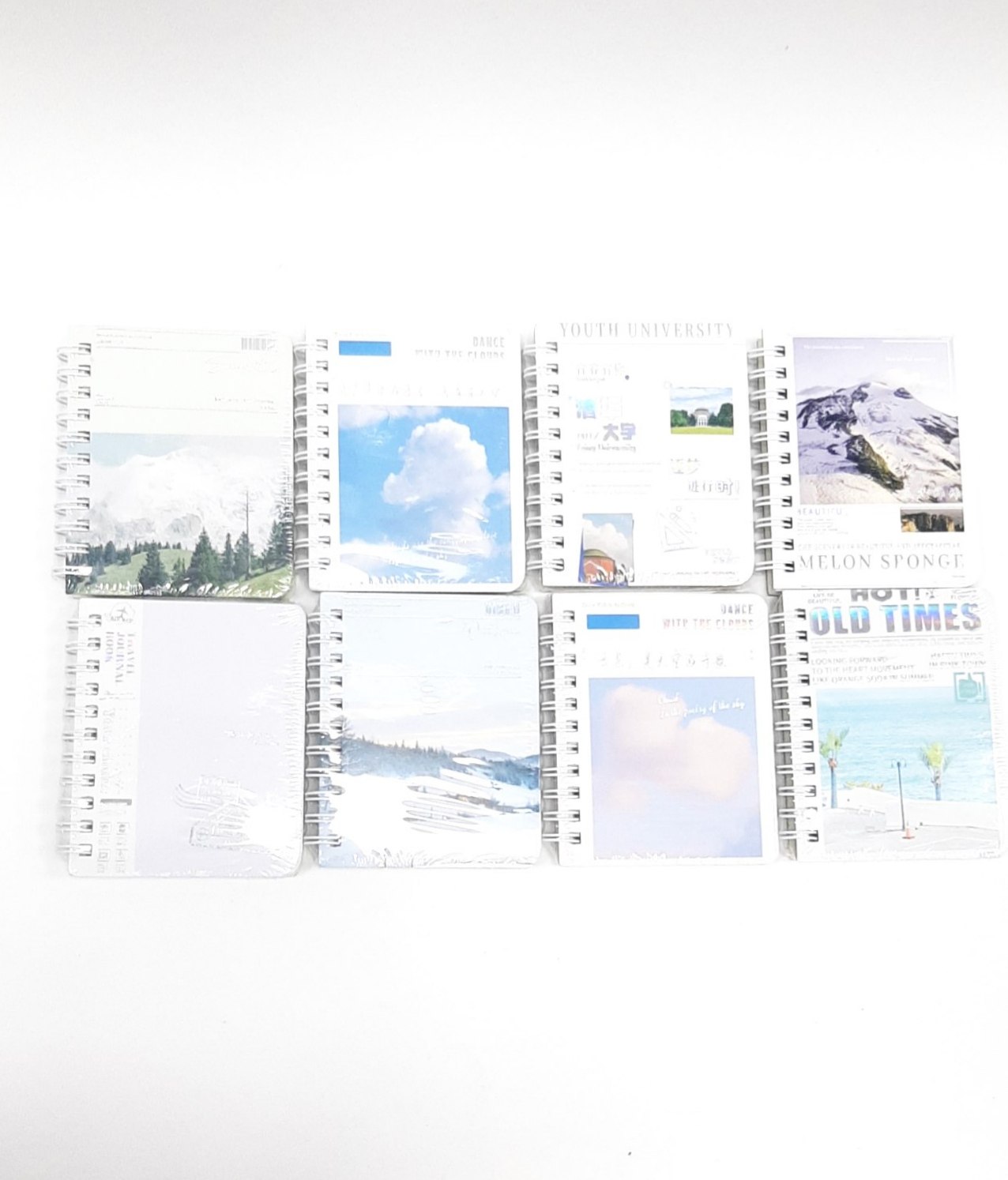 Блокнотик на боковой пружине 66 стр Travel journal book 102*80 мм