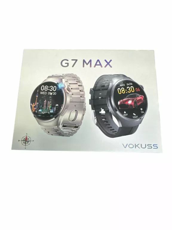Смарт-часы G7 Max VOKUSS с 1.65-дюймовым полноэкранным дисплеем