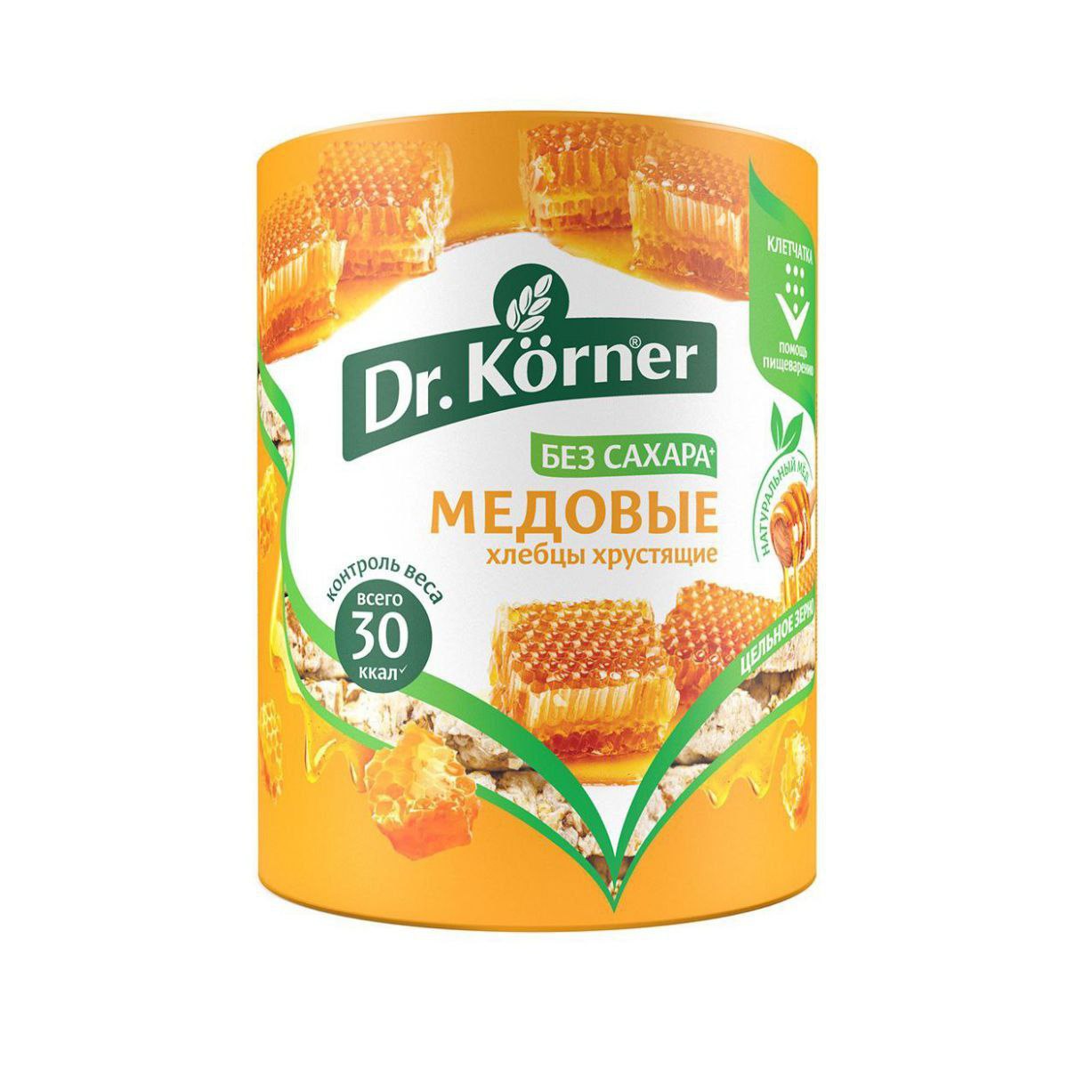 Хлебцы хрустящие Dr.Kоrner злаковый коктейль медовый 100 г