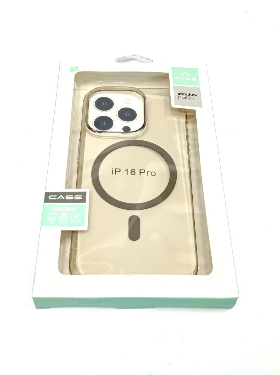 Прозрачный чехол CASE MagSafe IP 16 Pro