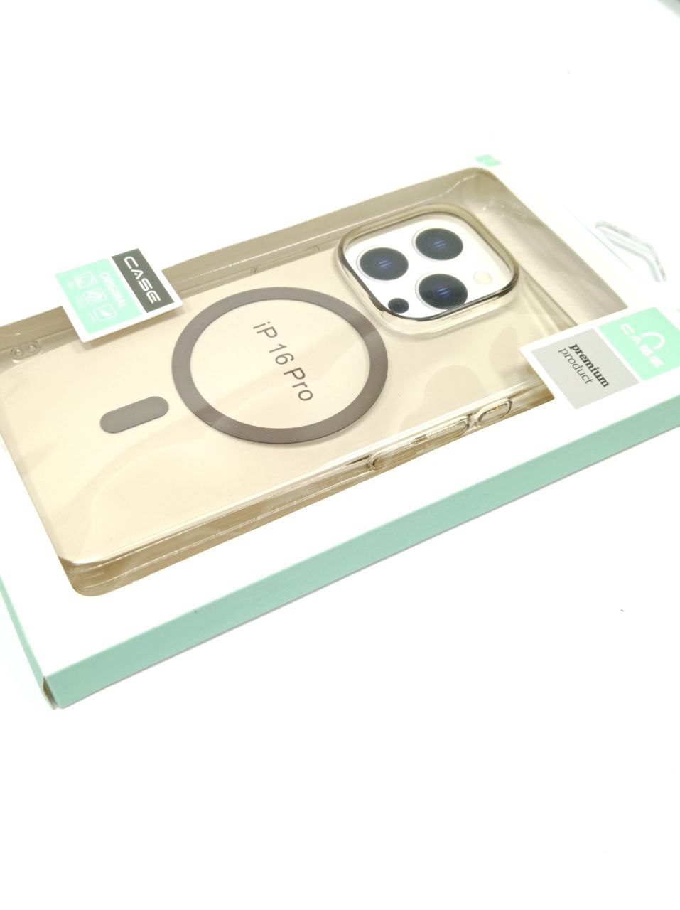Прозрачный чехол CASE MagSafe IP 16 Pro