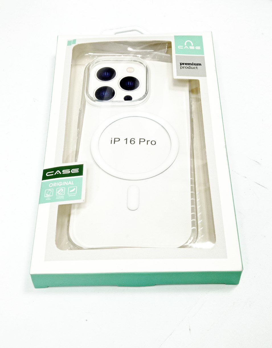 Прозрачный чехол CASE MagSafe IP 16 Pro