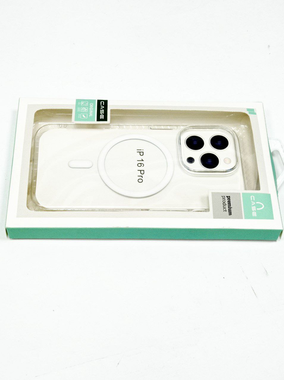 Прозрачный чехол CASE MagSafe IP 16 Pro
