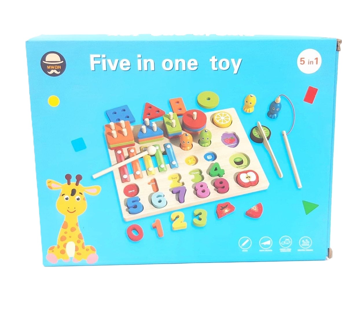 Познательная игрушка 5в1 