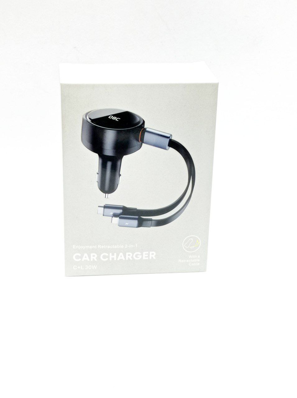 Автомобильное зарядное устройство 30 W C+L