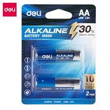 Батарейки Deli 2 шт Alkaline Lr 6 1.5 V 