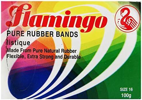 Банковские резинки для денег Flamingo 100 гр. картоннная упаковка
