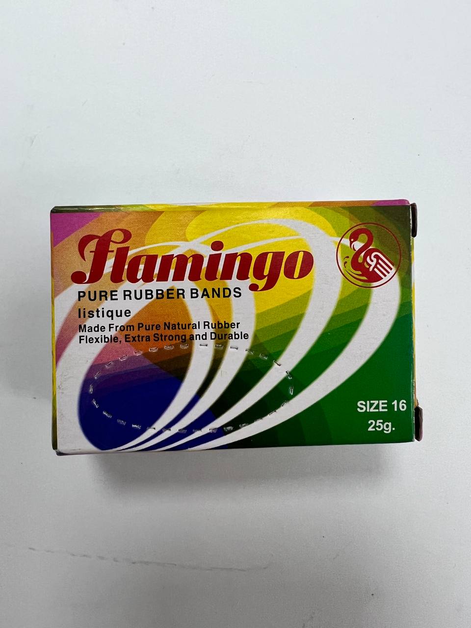 Банковские резинки для денег Flamingo 25 гр. картонная упаковка