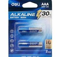 Батарейка Deli Alkaline LR03 1.5V 2 шт.