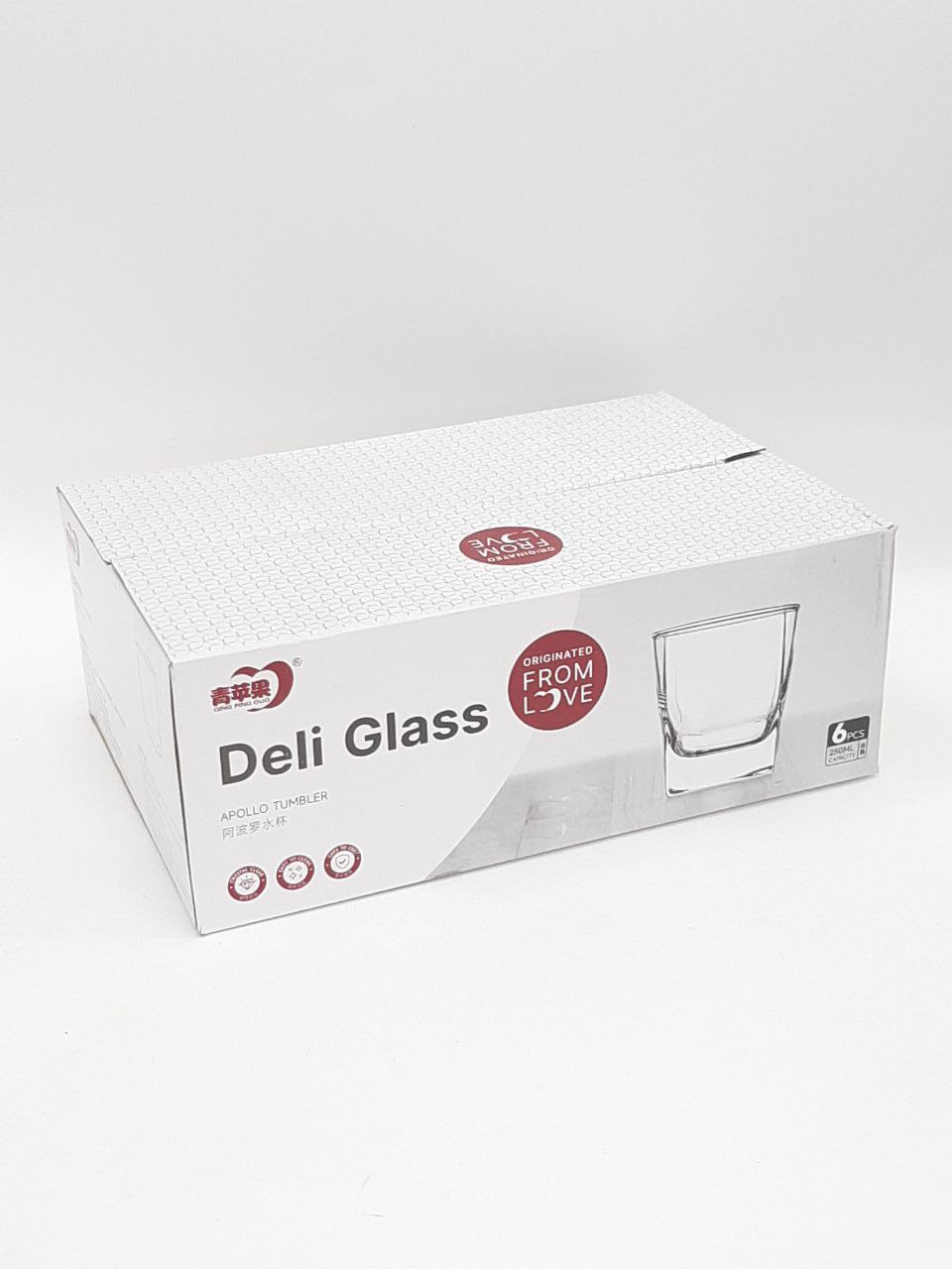 Стакан прозрачный   Deli Glassware250 мл