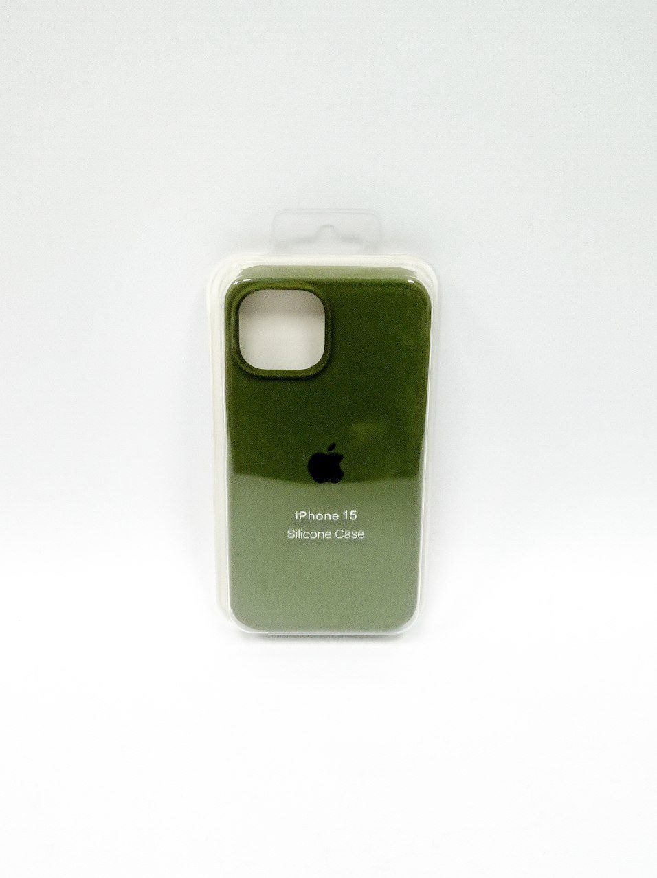 Силиконовый цветной чехол IPhone 15