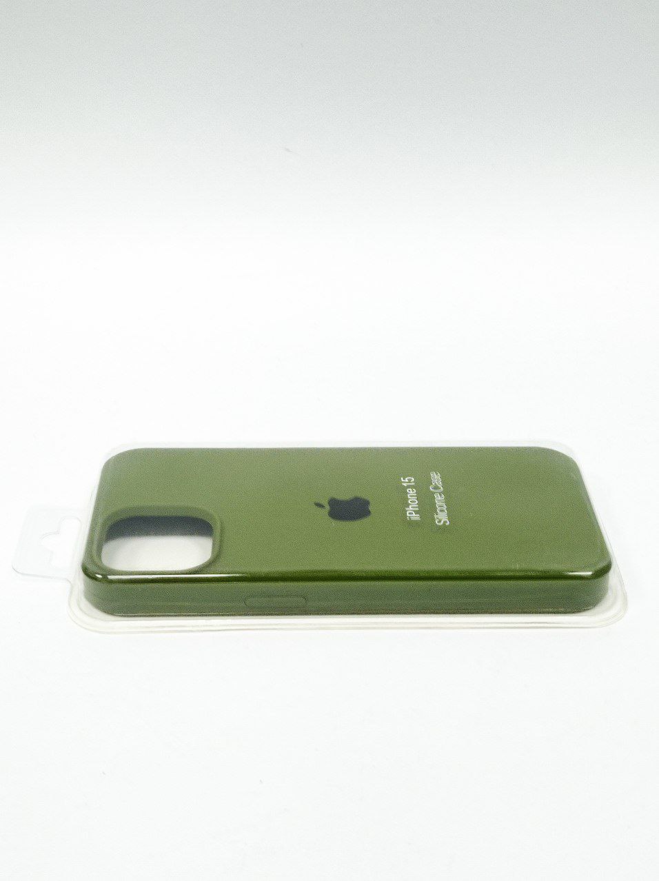 Силиконовый цветной чехол IPhone 15
