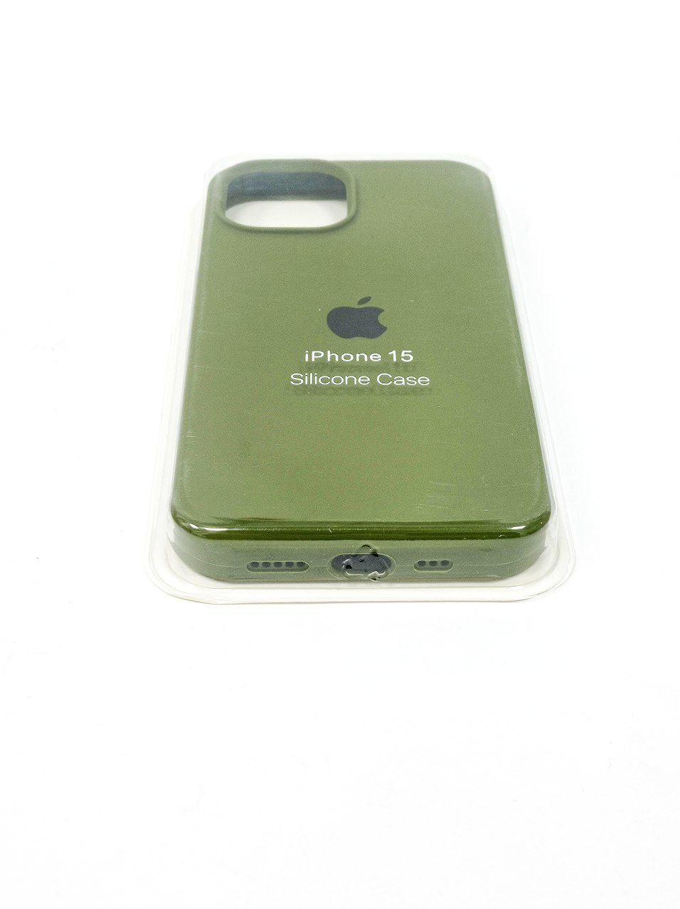Силиконовый цветной чехол IPhone 15